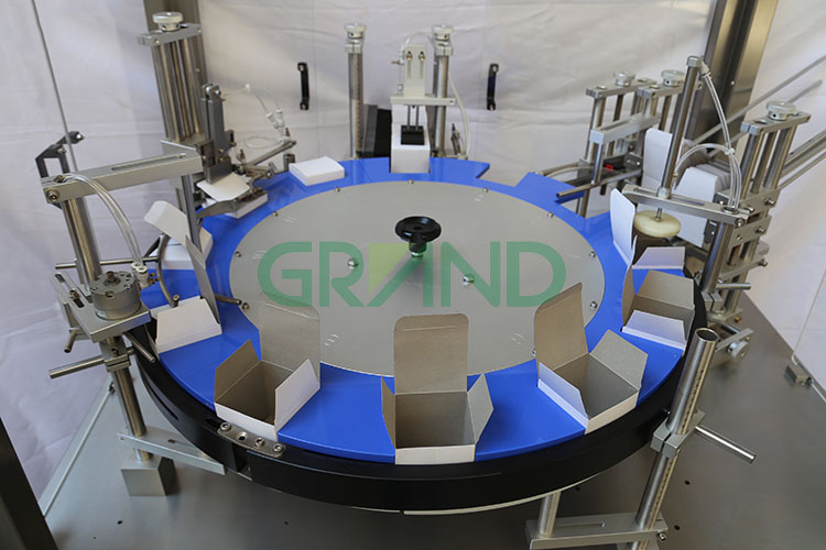 Automatic Vertical Rotary Cartoning Machine details 자동 수직 로터리 카톤 기계 02