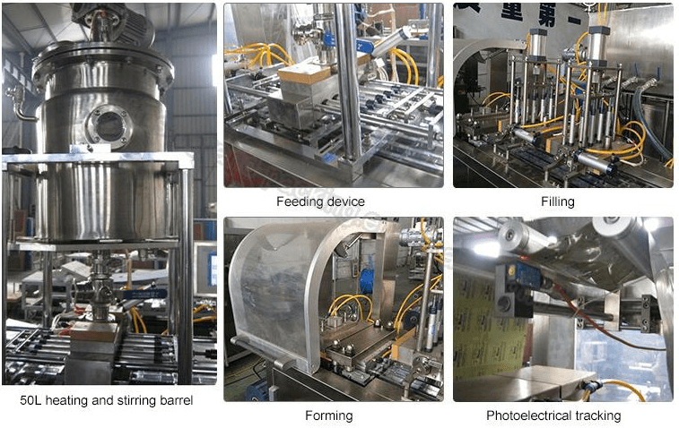 물집 포장 기계 세부 사항