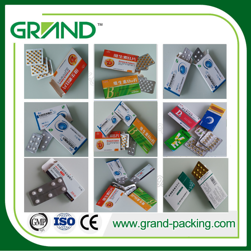 자동 소형 블리스 터 상지 기계 샘플