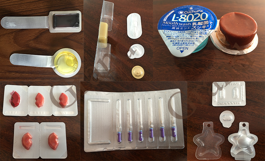 액체 물집 포장 기계 샘플