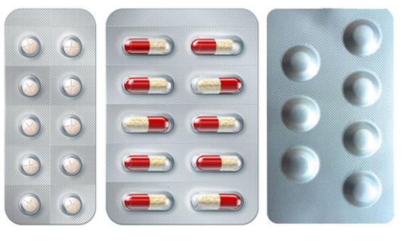 소형 블리스 터 포장 기계 Alu-PVC