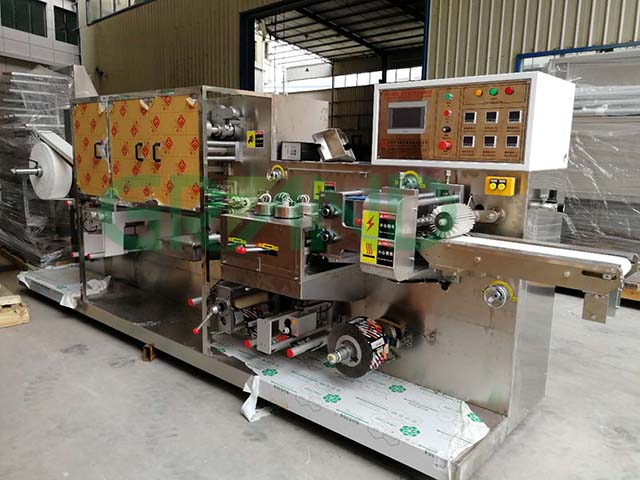 젖은 조직 포장 기계