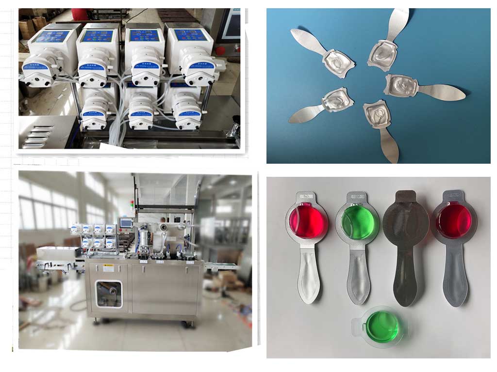 향수 블리스 터 포장 기계 샘플