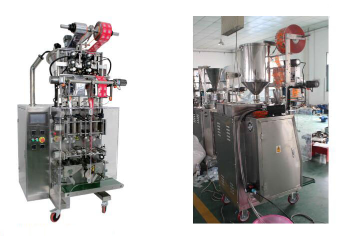 자동 두 차선 젤 향 주머니 포장 기계