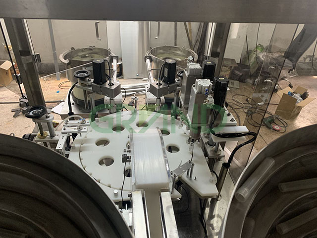 튜브 테스트 키트 충전 및 캡핑 머신 스트라큐어 드로우 드로우 02