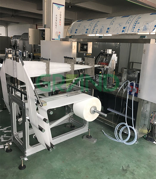 젖은 조직 포장 기계