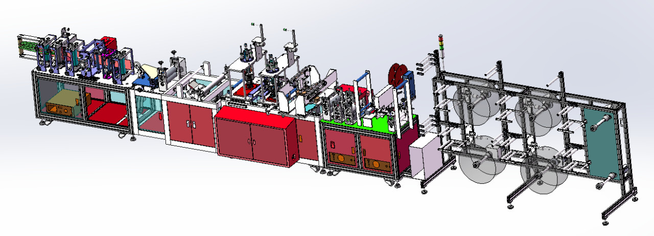 N95 마스크 제작 기계
