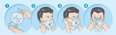 Earloop 마스크를위한 계단을 착용합니다